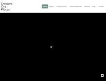 Tablet Screenshot of crescentcitypilates.com